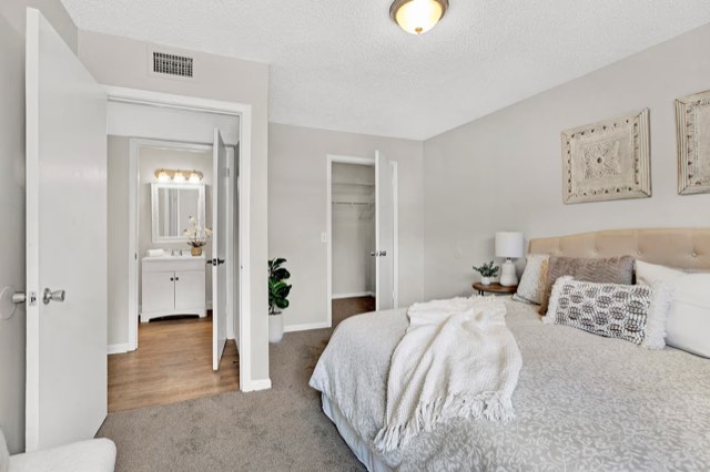Bedroom with ensuite bath