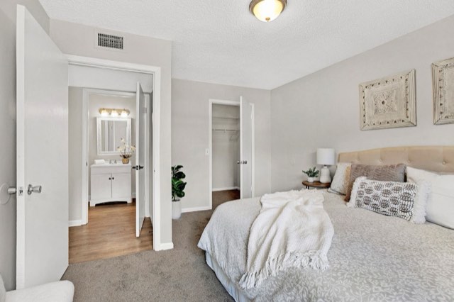 Bedroom, staged